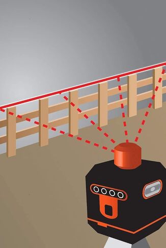 Johnson Level & Tool 40-6502 Manual-Leveling Rotary Laser, Red, 1 Laser, Large in Saudi Arabia