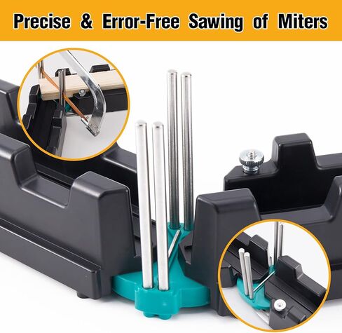 أداة قطع ميتري 2 في 1 من زيزو، أداة قطع بزوايا قياس ونشر الزاوية لتحسين المنزل وأعمال النجارة وأداة نقالة المنشار in Kuwait