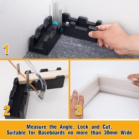 أداة قطع ميتري 2 في 1 من زيزو، أداة قطع بزوايا قياس ونشر الزاوية لتحسين المنزل وأعمال النجارة وأداة نقالة المنشار in Kuwait