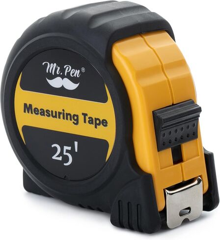 Mr. Pen- Tape Measure, 25-Foot, Steel Measuring Tape, Retractable Measuring Tape, Tape Measure with Fractions, Easy Read Tape Measure, Tape Measure 25 ft, Steel Tape Measure. in Saudi Arabia