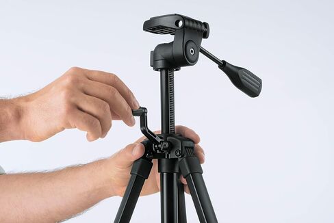Bosch BT150 Compact Tripod with Extendable Height for Use with Line Lasers, Point Lasers, and Laser Distance Tape Measuring Tools, Black in Saudi Arabia
