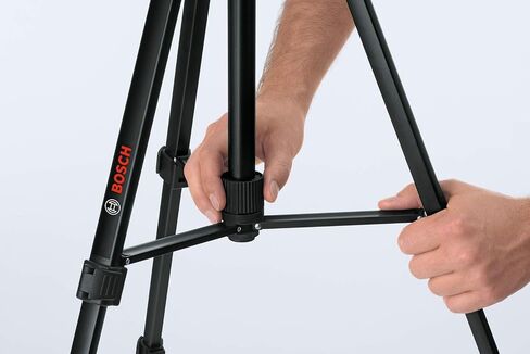 Bosch BT150 Compact Tripod with Extendable Height for Use with Line Lasers, Point Lasers, and Laser Distance Tape Measuring Tools, Black in Saudi Arabia