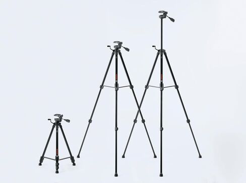 Bosch BT150 Compact Tripod with Extendable Height for Use with Line Lasers, Point Lasers, and Laser Distance Tape Measuring Tools, Black in Saudi Arabia