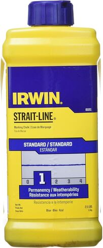 IRWIN Tools STRAIT-LINE 65201 Standard Marking Chalk, 2.5-pound, Blue (65201) in Kuwait