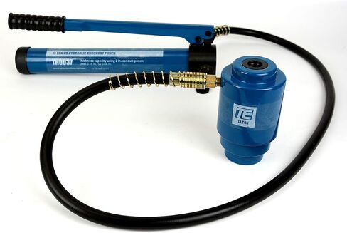 TEMCo TH0037 4" Hydraulic Knockout Punch Electrical Conduit Hole Cutter Set KO Tool Kit 5 Year Warranty in Saudi Arabia