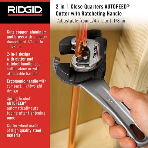 RIDGID 223S Copper and Stainless Steel Tubing Reamer and Reed Tool PPR200 Clean Ream Extreme in Saudi Arabia