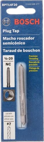 BOSCH BPT14F20 1/4 In. - 20 High-Carbon Steel Fractional Plug Tap in Saudi Arabia
