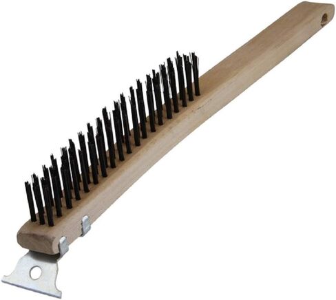 Warner Manufacturing 3-Piece Mini Wire Brush Set, Nylon, Steel & Brass, 10481 in Kuwait