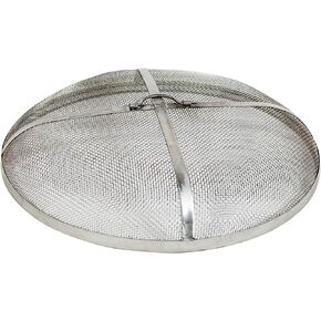 Sunnydaze Rust-Resistant Stainless Steel Fire Pit Spark Screen Cover - 24-Inch Diameter in Kuwait