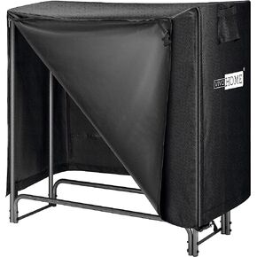 VIVOHOME 4ft Heavy Duty Indoor Outdoor Firewood Storage Log Rack and Cover Combo Set with Zipper in Saudi Arabia