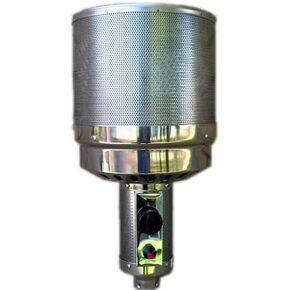 Hiland 2 1/2" Pole THP-Burner-2.5 جزء، طويل القامة (موقد كامل)، مقاس واحد، رمادي