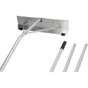 Extreme Max 5600.3262 Poly Roof Rake with 23" Blade,Red in Kuwait
