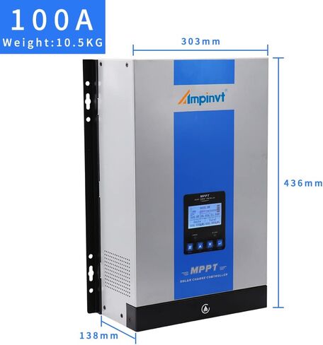 40A MPPT Solar Charge Controller 12V 24V 36V 48V Auto, PV 150V Max Input Solar Panel Regulator 40amp for AGM Sealed Gel Flooded Lithium Battery in Saudi Arabia