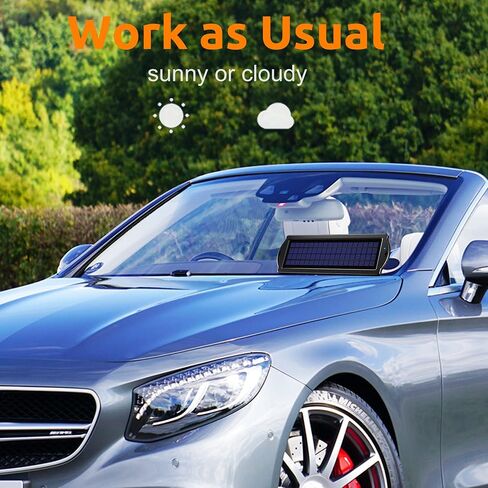 شاحن وصيانة البطاريات الشمسية المحمولة SUNAPEX 5W 12V - لوحة شمسية مدمجة - جهاز تحكم ذكي بالشحن in Kuwait