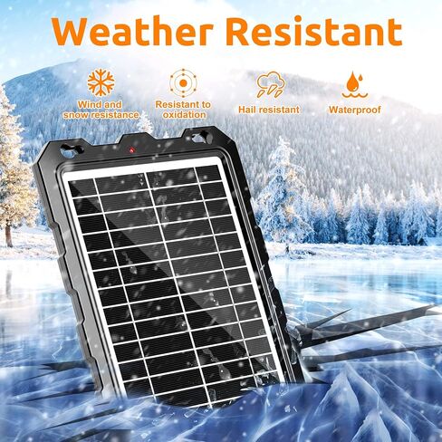شاحن وصيانة البطاريات الشمسية المحمولة SUNAPEX 5W 12V - لوحة شمسية مدمجة - جهاز تحكم ذكي بالشحن in Kuwait
