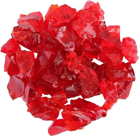 Hiland RGLASS-BB Pit Fire Glass i n Bahama Blend، تصنيف درجة الحرارة القصوى، جيد للبروبان أو الغاز الطبيعي، 10 رطل، 10 رطل in Kuwait