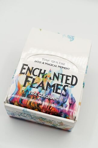 Pack of 25 Fire Changing Color Packets for Campfires, Fire Pits, and Outdoor Wood Fireplaces, Longer Lasting Burn Time, Safe and Non-Toxic in Saudi Arabia