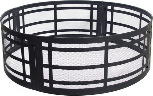 Pleasant Hearth OFW169FR-1 36" Classic fire Ring, 36.00 x 36.00 x 12.00 Inches, Black in Saudi Arabia