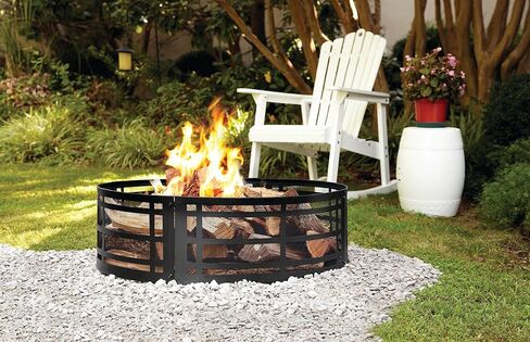 Pleasant Hearth OFW169FR-1 36" Classic fire Ring, 36.00 x 36.00 x 12.00 Inches, Black in Saudi Arabia