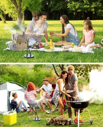 homenote نظام تبريد الرذاذ القائم 26.2FT(8M)، حامل سيد للفناء الخارجي، رذاذ محمول للخارج، حمام السباحة، الفناء الخلفي، لعب الأطفال في الماء، تبريد الحيوانات الأليفة، سقي الحديقة in Kuwait