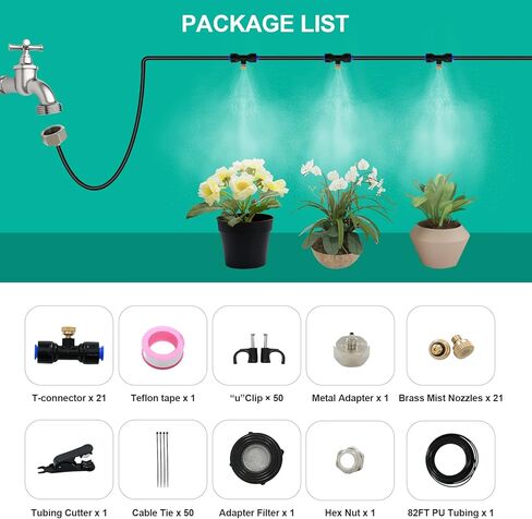 نظام تبريد رذاذ Fullwatt مع خط رذاذ 82FT in Kuwait