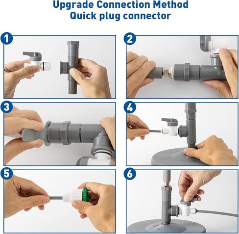 نظام تبريد رذاذ قائم للفناء الخارجي، رذاذ محمول مع خط رذاذ بطول 32.8 قدم (10 أمتار) و3+2 فوهات نحاسية للتبريد في الهواء الطلق، رذاذ قائم لسقاية الحديقة وتبريد الحيوانات الأليفة والدجاج in Kuwait