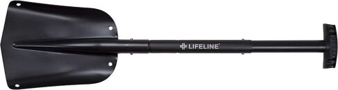 Lifeline 4017 Aluminum Sport Utility Shovel, 3 Piece Collapsible Design, Perfect Snow Shovel for Car, Camping and Other Outdoor Activities, Orange in Saudi Arabia