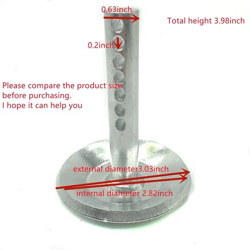 BRGMAX 1 Pair 69212 Heavy-Duty Snow Plow Skid Shoe Blade Protector Skid Shoe with Round Shaft and Adjustable Pin Placement Lock Plow Skid Feet in Saudi Arabia