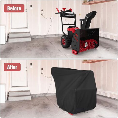 أغطية منفاخ الثلج من كاسلا، غطاء منفاخ الثلج مقاوم للماء للخارج، غطاء عالمي عالي التحمل - 54 بوصة × 32 بوصة × 40 بوصة in Kuwait