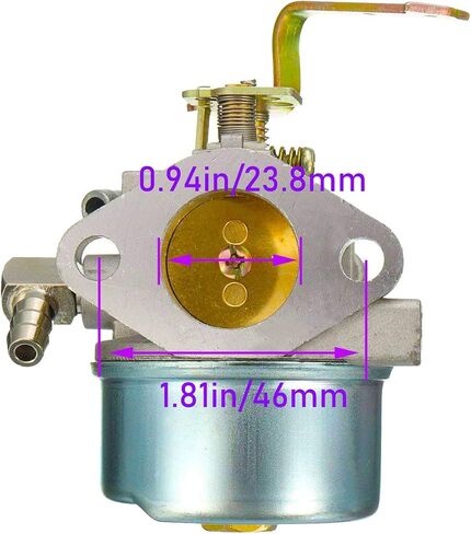 640152 Carburetor for Tecumseh 640152A 640023 640051 640140 640152 HM80 HM90 HM100 8-10 HP Engine Snow Blower Mower 5000w Generator (with 33268 Air Filter+ Spark Plug+fuel line) in Saudi Arabia