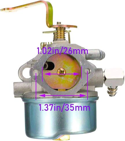 640152 Carburetor for Tecumseh 640152A 640023 640051 640140 640152 HM80 HM90 HM100 8-10 HP Engine Snow Blower Mower 5000w Generator (with 33268 Air Filter+ Spark Plug+fuel line) in Saudi Arabia