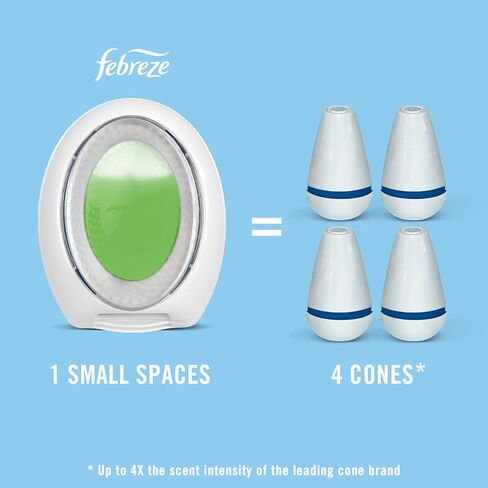Febreze Small Spaces Air Freshener, Plug in Alternative for Home, Linen & Sky, Odor Fighter for Strong Odor (4 Count) in Kuwait