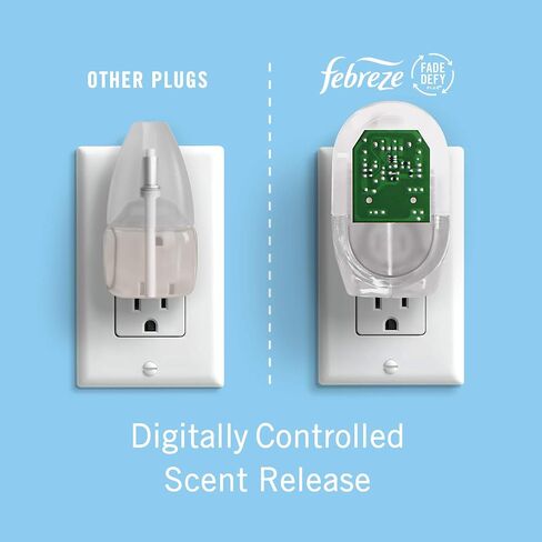 Febreze Plug in Air Fresheners, Heavy Duty Crisp Clean, Odor Fighter for Strong Odors, Scented Oil Refill (2 Count) in Saudi Arabia