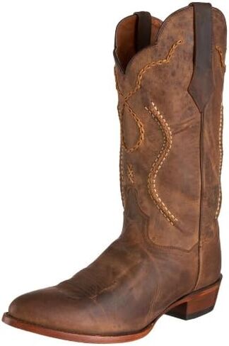 Dan Post Boots Mens Albany Round Toe Boots Mid Calf - Brown in Kuwait