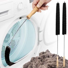 Holikme Dryer Vent Cleaner Kit Clothes Dryer Lint Brush Vent Trap Cleaner Home Essentials Long Flexible Vacuum Brush