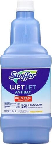 Swiffer WetJet Multi-Purpose Floor Cleaner Solution with Febreze Refill, Lavender Vanilla and Comfort Scent, 1.25 Liter -42.2 Fl Oz (Pack of 2) in Kuwait