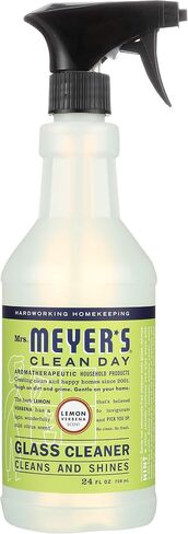منظف ​​النوافذ والمرايا من السيدة ماير، رائع للأسطح الزجاجية الداخلية والخارجية، رعي الحمام الليموني، 24 أونصة سائلة in Kuwait