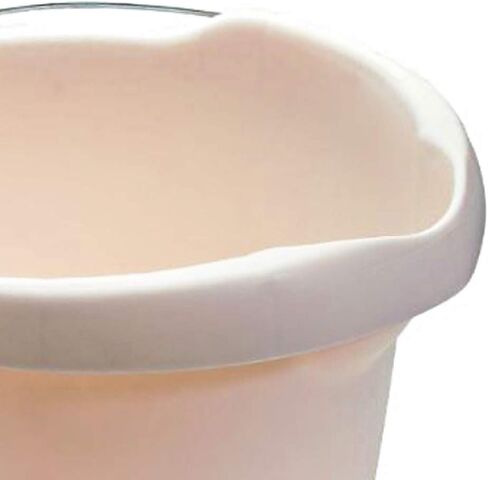 Rubbermaid Roughneck Heavy-Duty Utility Bucket, 15-Quart, Bisque, Sturdy Pail Bucket Organizer Household Cleaning Supplies Projects Mopping Storage Comfortable Durable Grip Pour Handle in Saudi Arabia