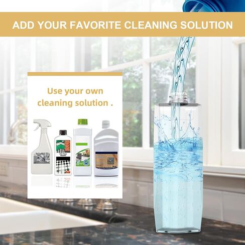 Beyoco Microfiber Spray Mops for Floor Cleaning with 3pcs Reusable Washable Pads - Flat Floor Mop with Refillable Bottle, Dry Wet Dust Mop with Sprayer for Hardwood Laminate Tile Wood Kitchen Floors in Kuwait