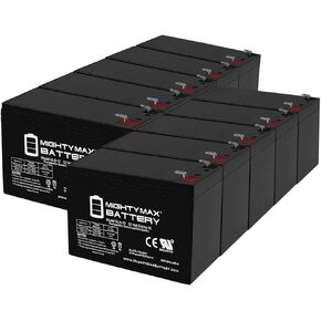 Mighty Max Battery ML9-12 - 12 Volt 9 AH SLA Battery - Pack of 2 in Kuwait