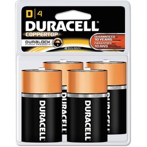دوراسيل MN1300R4Z بطاريات قلوية كوبرتوب، D، 4/PK in Kuwait