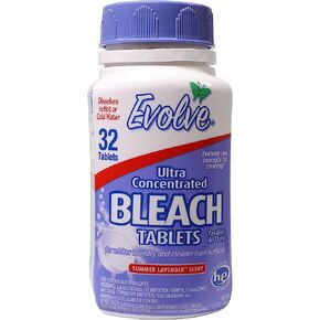 Evolve Concentrated Bleach Tablet 32 ct Fresh Lemon (1 pack) in Kuwait