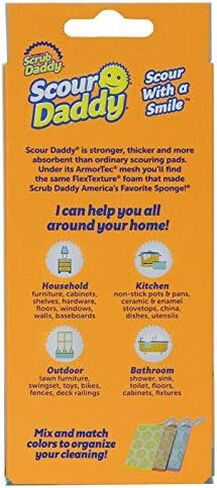 Scour Daddy Heavy Duty Sponge For Household 3 pk in Saudi Arabia