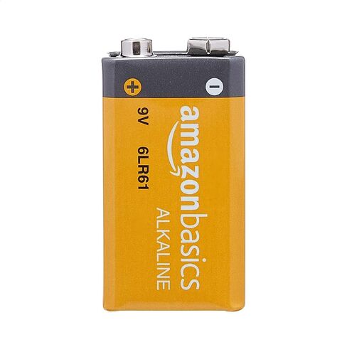Amazon Basics 4-Pack 9 Volt Alkaline Everyday Batteries, 5-Year Shelf Life in Saudi Arabia