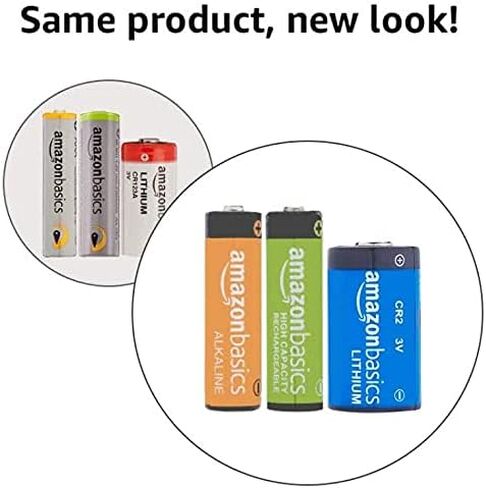Amazon Basics 4-Pack 9 Volt Alkaline Everyday Batteries, 5-Year Shelf Life in Saudi Arabia