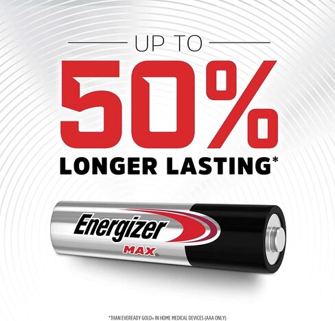 Energizer MAX AAA Batteries (12 Pack), Triple A Alkaline Batteries in Kuwait