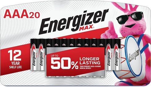 Energizer MAX AAA Batteries (12 Pack), Triple A Alkaline Batteries in Kuwait