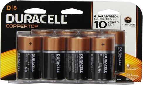 Duracell MN1300R4Z CopperTop Alkaline Batteries, D, 4/PK in Saudi Arabia