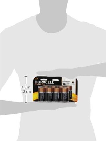 Duracell MN1300R4Z CopperTop Alkaline Batteries, D, 4/PK in Saudi Arabia
