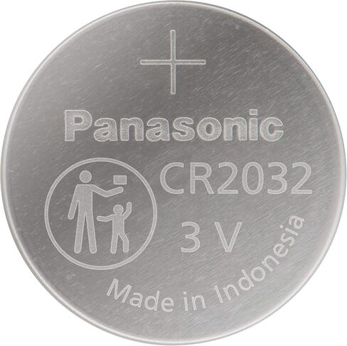 Panasonic CR2032 3.0 Volt Long Lasting Lithium Coin Cell Batteries in Child Resistant, 10 Pack & Lasting Lithium Coin Cell Batteries in Child Resistant, Standards Based Packaging, 10 Pack in Saudi Arabia